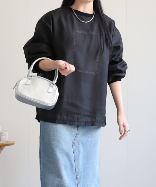 model：158cm 着用サイズ：F
