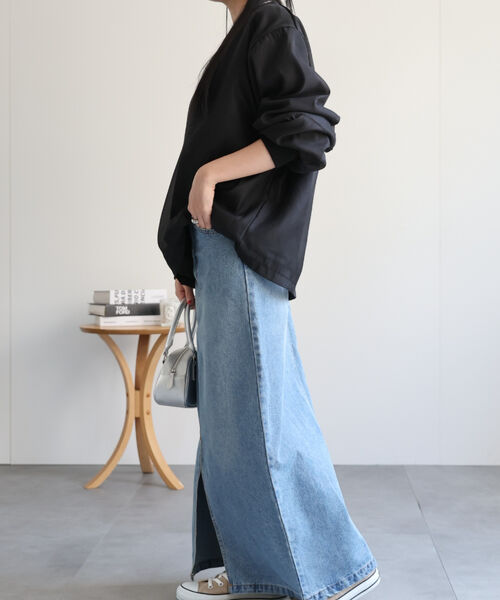 model：158cm 着用サイズ：F