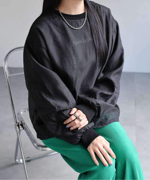 model：158cm 着用サイズ：F