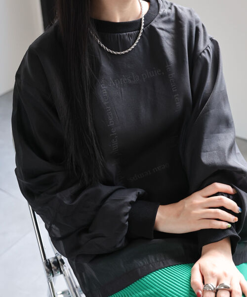 model：158cm 着用サイズ：F