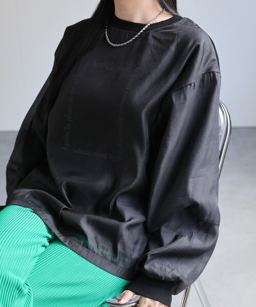 model：158cm 着用サイズ：F