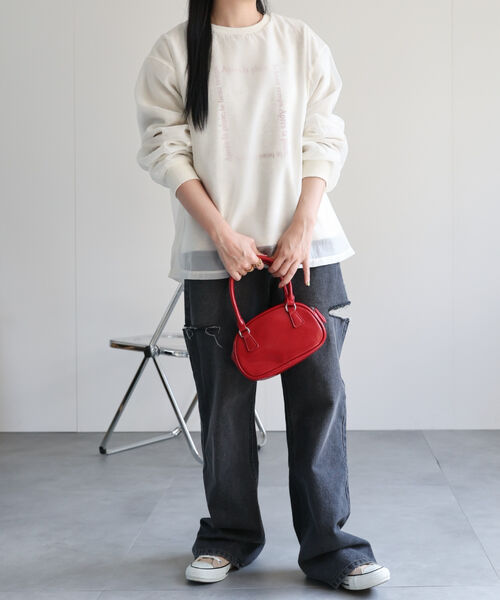 model：158cm 着用サイズ：F