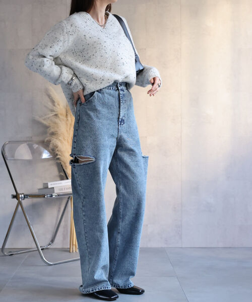 model：162㎝　着用サイズ：F