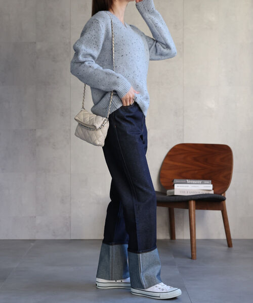 model：162㎝　着用サイズ：F