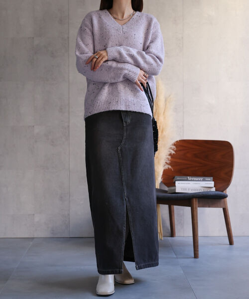 model：162㎝　着用サイズ：F