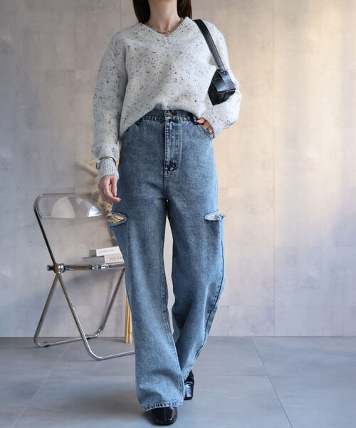 model：162㎝　着用サイズ：F
