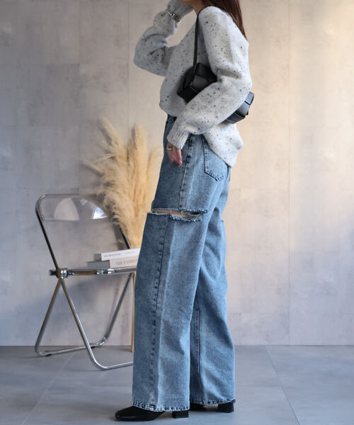 model：162㎝　着用サイズ：F