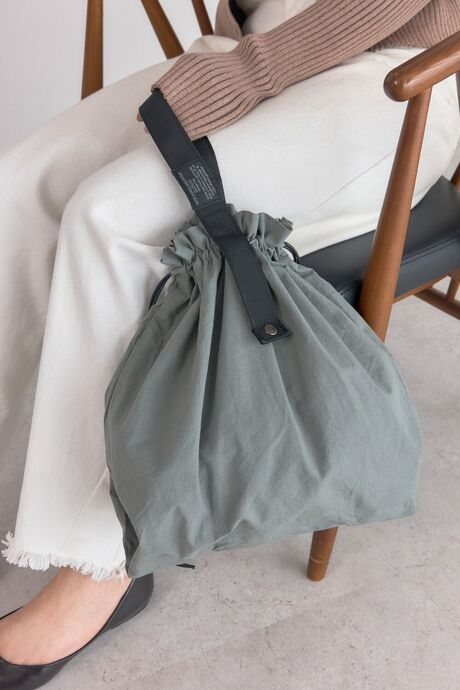 巾着ワンハンドルバッグ