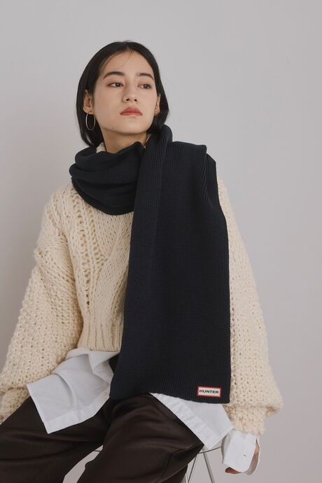 【HUNTER】ORIGNAL KNITTED SCARF　