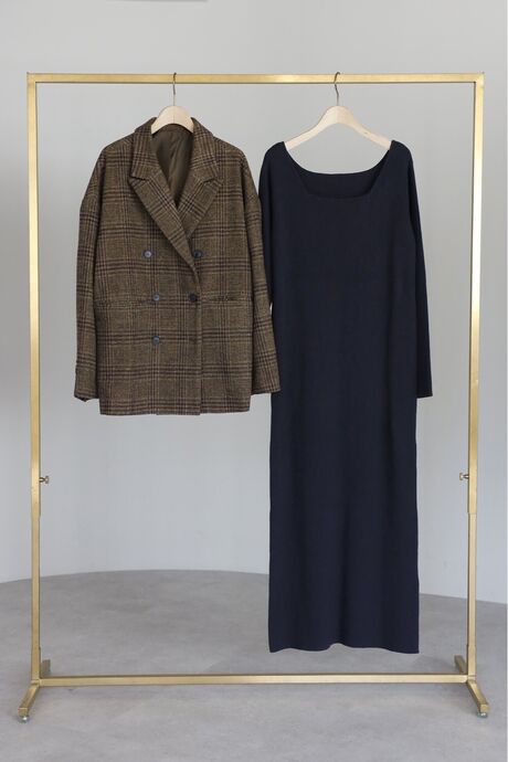 Brown×Dark-Navy