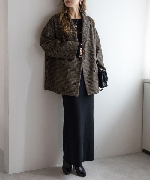 165cm/GRAY×BLACK