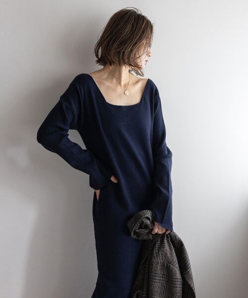 158cm/GRAY×DARK-NAVY