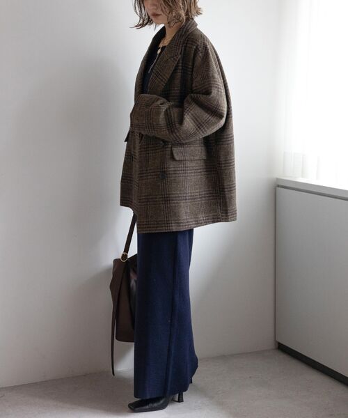 158cm/BROWN×DARK-NAVY