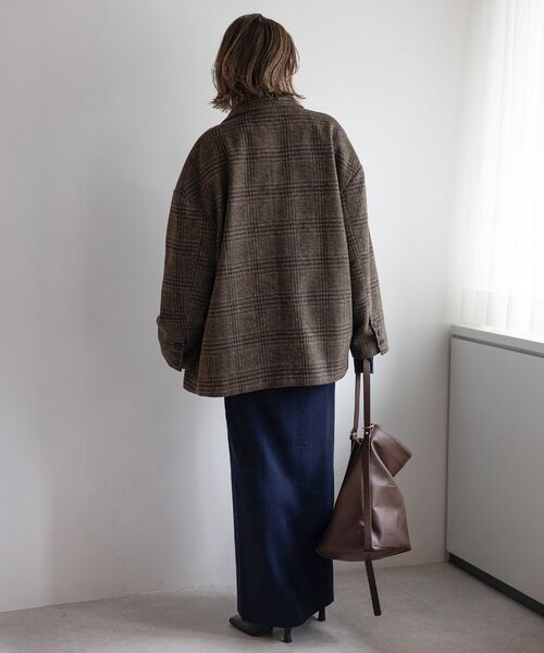 158cm/BROWN×DARK-NAVY