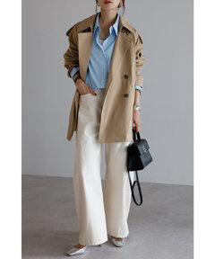 BONJOUR SAGAN公式オンラインストア / ベルト付きミドル丈トレンチコート