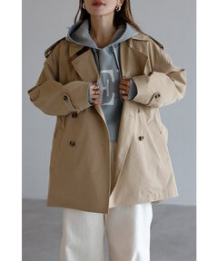 BONJOUR SAGAN公式オンラインストア / ベルト付きミドル丈トレンチコート