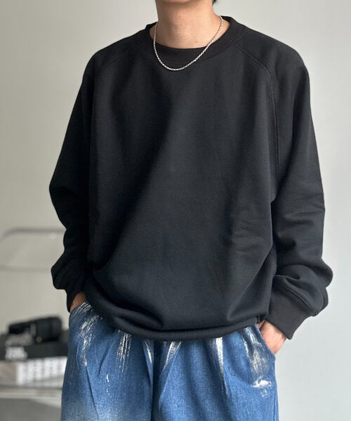 〈ユニセックス商品〉クルーネックベーシックプルオーバー