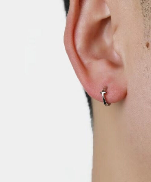 シルバー ゴールド フープピアス