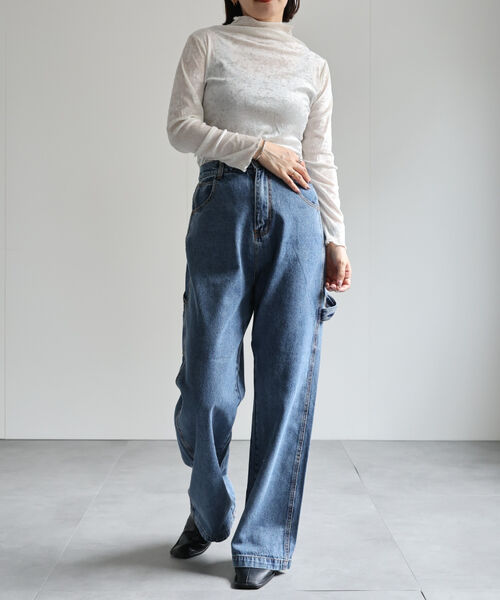 model:162㎝　着用サイズ：FREE