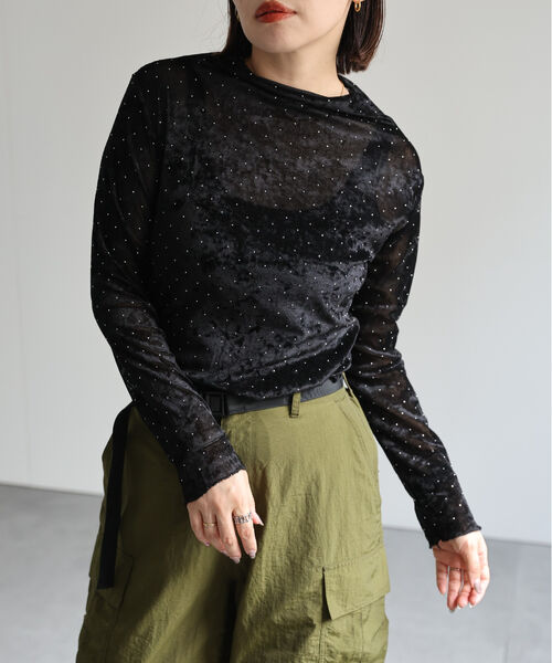 model:162㎝　着用サイズ：FREE