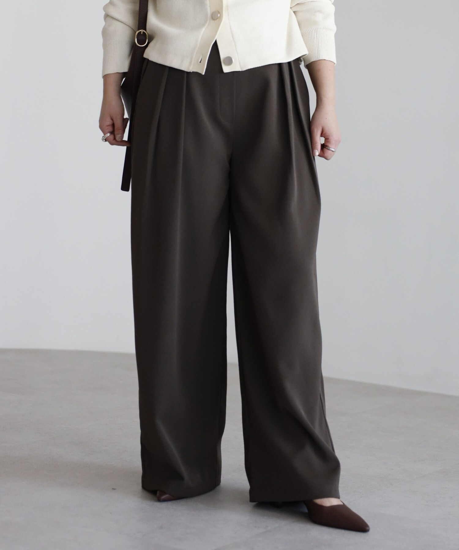 155cm/Charcoal-Brown