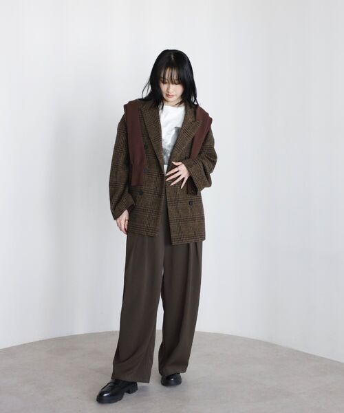 166cm/Charcoal-Brown