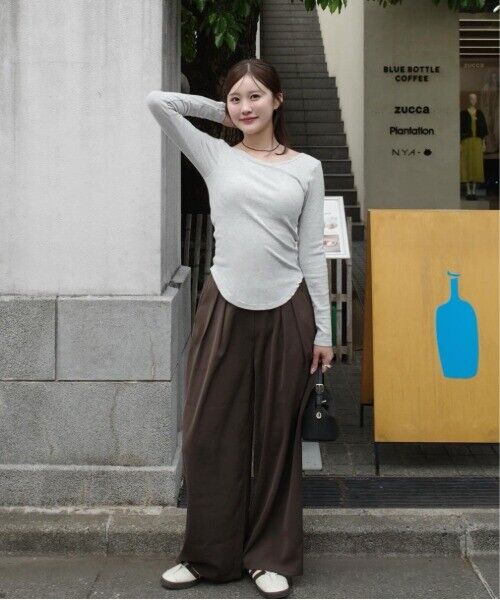 165cm/Charcoal-Brown