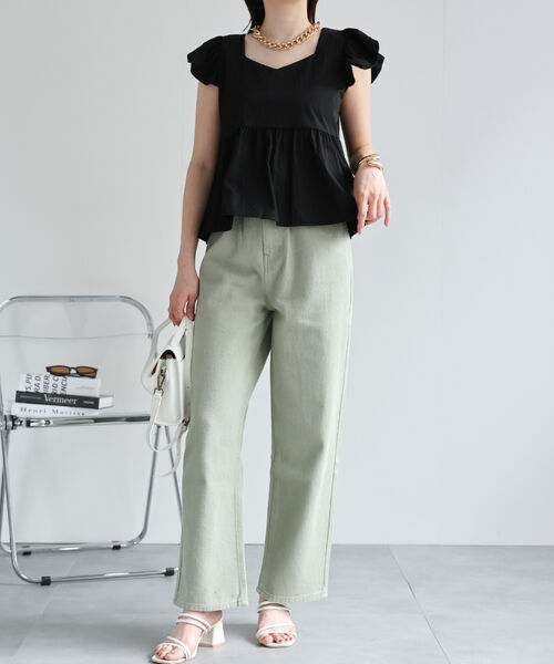 model：162cm 着用サイズ：F