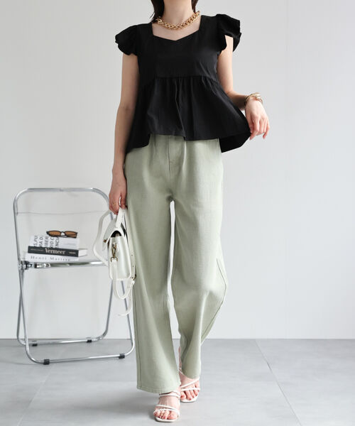 model：162cm 着用サイズ：F