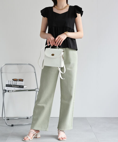 model：162cm 着用サイズ：F