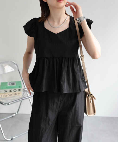 model：162cm 着用サイズ：F