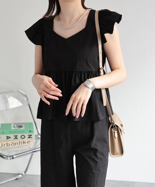 model：162cm 着用サイズ：F