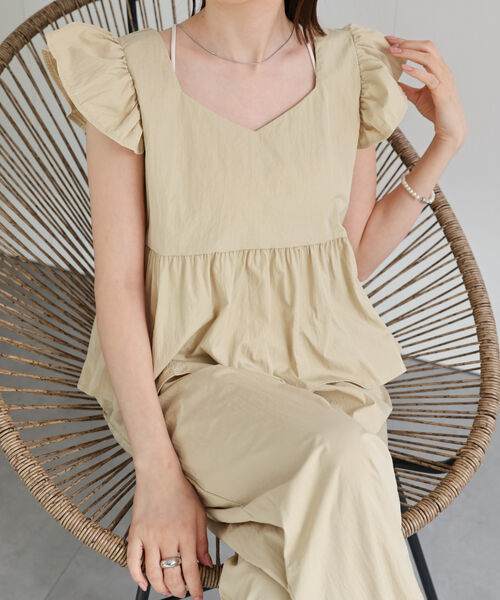 model：162cm 着用サイズ：F