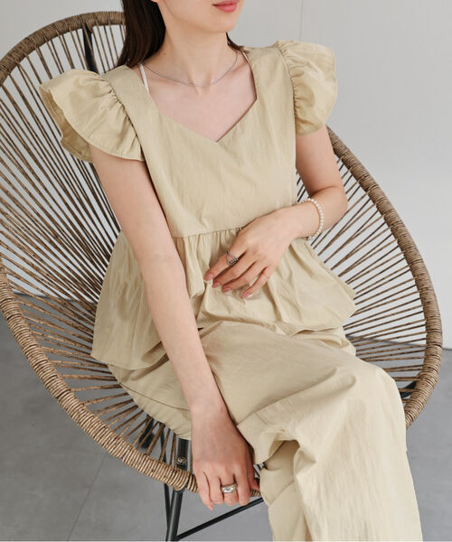 model：162cm 着用サイズ：F