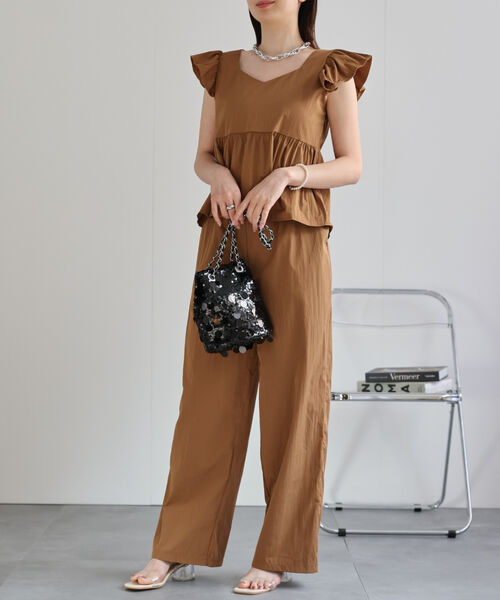 model：162cm 着用サイズ：F