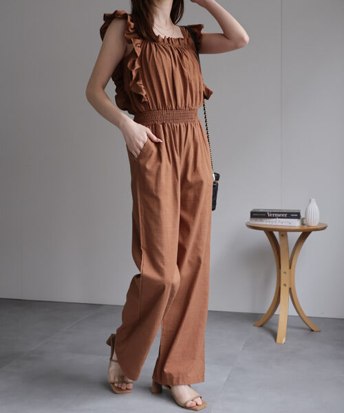 フリルオールインワン