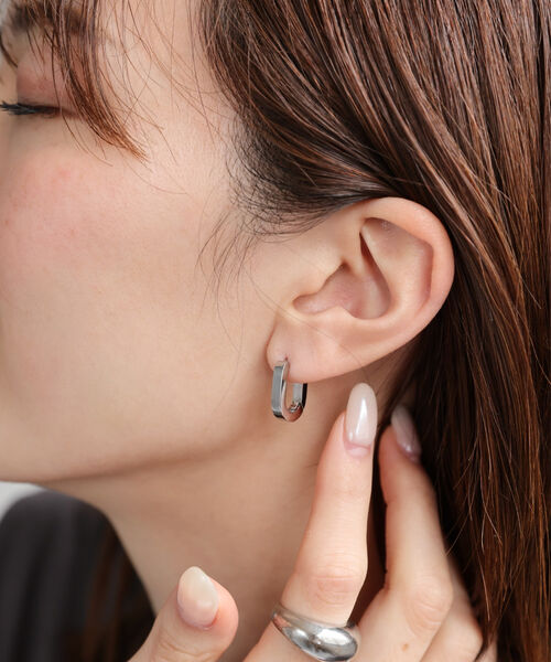 【選べる】サージカルステンレスフープピアス