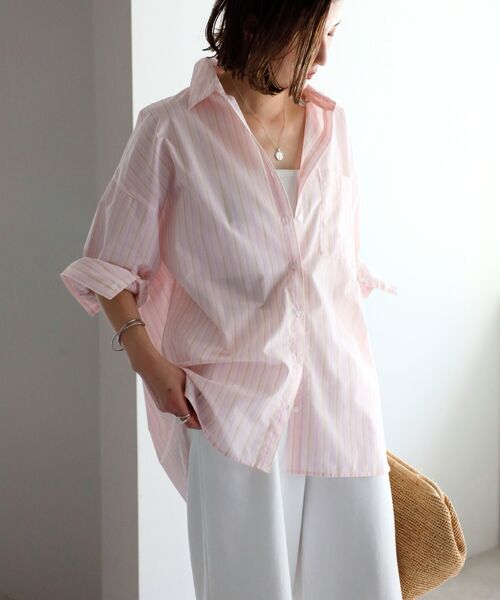 ボリュームシルエットパターンシャツ