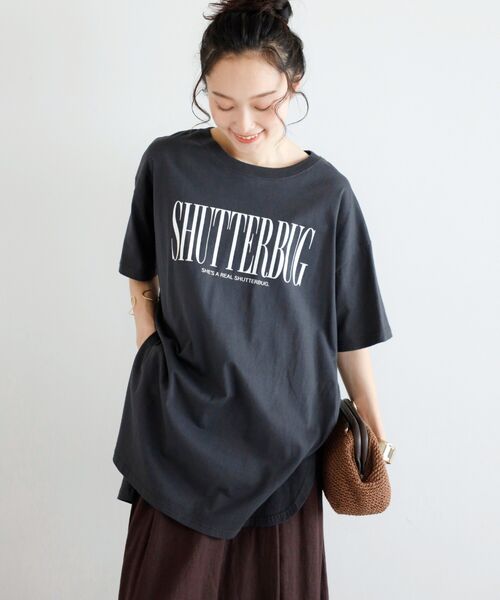 【汗染み防止】SHUTTERBUGロゴTシャツ