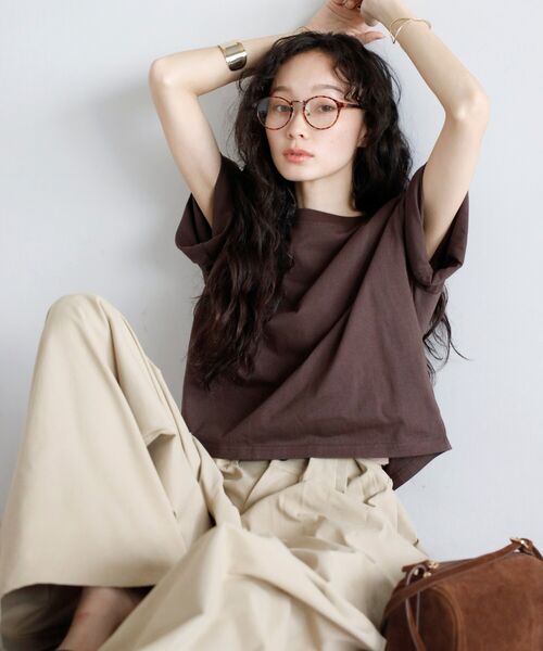 【汗染み防止】コンパクトTシャツ　　　